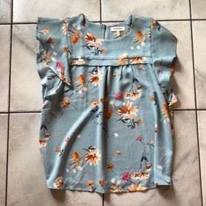 Floral Monteau Top